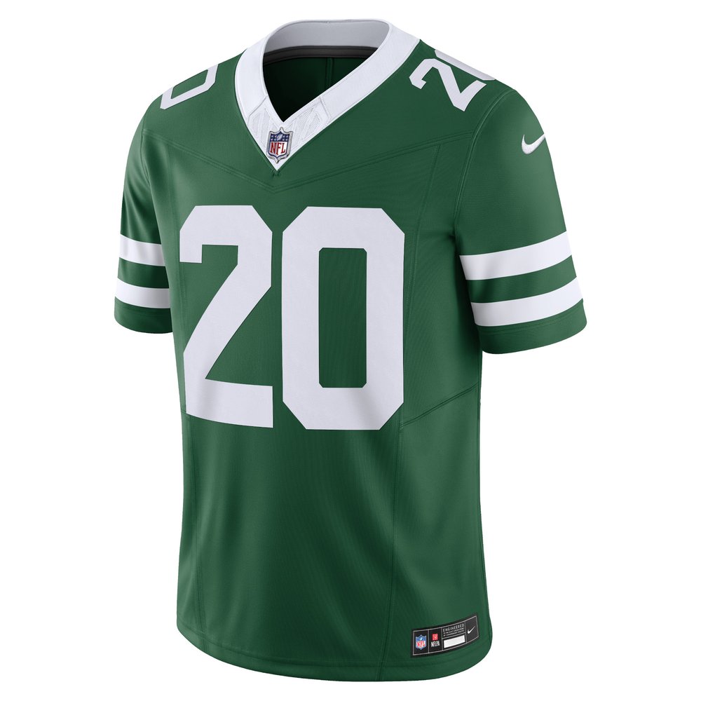 Men's New York Jets Breece Hall Legacy Green Vapor F.U.S.E. Limited Jersey