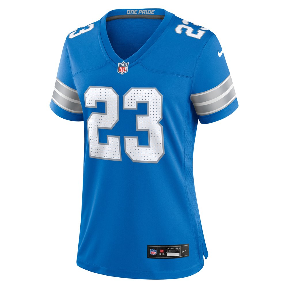 Women's Detroit Lions Carlton Davis III  Blue Game Jersey