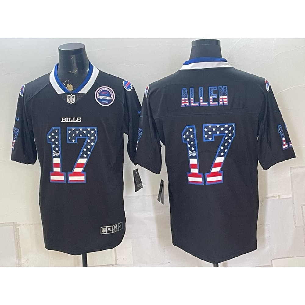 Men's Buffalo Bills #17 Josh Allen Black Vapor Limited Jersey Men's Buffalo Bills #17 Josh Allen Black Vapor Limited Jersey