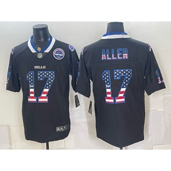 Men's Buffalo Bills #17 Josh Allen Black Vapor Limited Jersey Men's Buffalo Bills #17 Josh Allen Black Vapor Limited Jersey