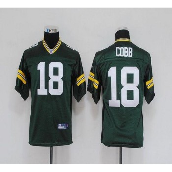 Packers #18 Randall Cobb Green Stitched Youth NFL Jersey