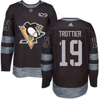 Penguins #19 Bryan Trottier Black 1917-2017 100th Anniversary Stitched NHL Jersey Penguins #19 Bryan Trottier Black 1917-2017 100th Anniversary Stitched NHL Jersey