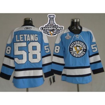 Penguins #58 Kris Letang Blue 2016 Stanley Cup Champions Stitched NHL Jersey Penguins #58 Kris Letang Blue 2016 Stanley Cup Champions Stitched NHL Jersey