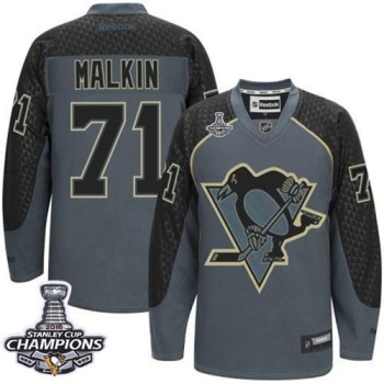 Penguins #71 Evgeni Malkin Charcoal Cross Check Fashion 2016 Stanley Cup Champions Stitched NHL Jersey Penguins #71 Evgeni Malkin Charcoal Cross Check Fashion 2016 Stanley Cup Champions Stitched NHL Jersey