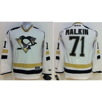 Penguins #71 Evgeni Malkin White 2014 Stadium Series Stitched Youth NHL Jersey