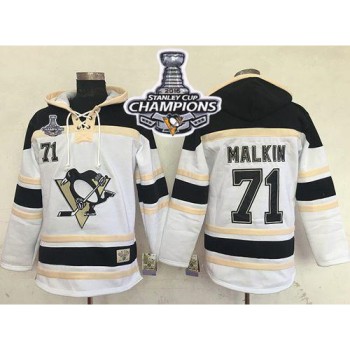 Penguins #71 Evgeni Malkin White Sawyer Hooded Sweatshirt 2016 Stanley Cup Champions Stitched NHL Jersey Penguins #71 Evgeni Malkin White Sawyer Hooded Sweatshirt 2016 Stanley Cup Champions Stitched NHL Jersey