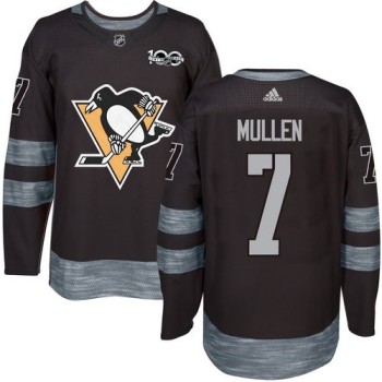 Penguins #7 Joe Mullen Black 1917-2017 100th Anniversary Stitched NHL Jersey Penguins #7 Joe Mullen Black 1917-2017 100th Anniversary Stitched NHL Jersey