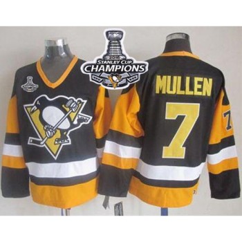 Penguins #7 Joe Mullen Black CCM Throwback 2016 Stanley Cup Champions Stitched NHL Jersey Penguins #7 Joe Mullen Black CCM Throwback 2016 Stanley Cup Champions Stitched NHL Jersey