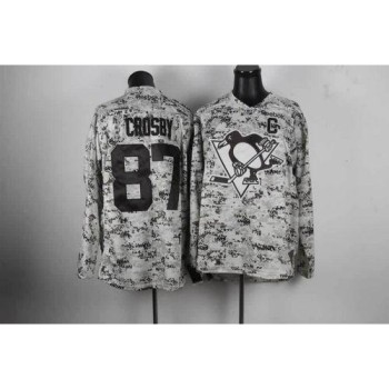 Penguins #87 Sidney Crosby Camo Stitched NHL Jersey Penguins #87 Sidney Crosby Camo Stitched NHL Jersey