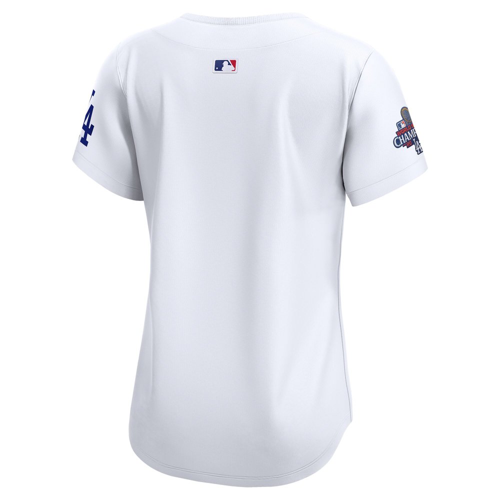 Women's Los Angeles Dodgers White 2024 World Series Champions Home Limited Jersey
