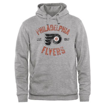 Philadelphia Flyers Heritage Pullover Hoodie Ash Philadelphia Flyers Heritage Pullover Hoodie Ash