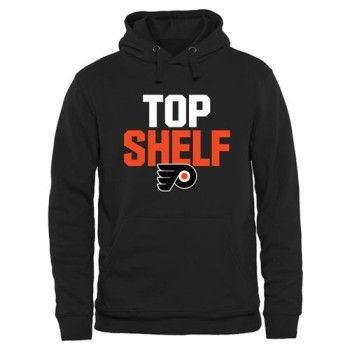 Philadelphia Flyers Top Shelf Pullover Hoodie Black Philadelphia Flyers Top Shelf Pullover Hoodie Black