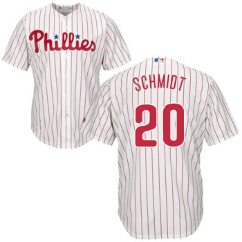 Phillies #20 Mike Schmidt White(Red Strip) New Cool Base Stitched MLB Jersey Phillies #20 Mike Schmidt White(Red Strip) New Cool Base Stitched MLB Jersey