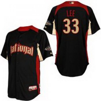 Phillies #33 Cliff Lee Black Nation League 2011 All Star BP Stitched MLB Jersey Phillies #33 Cliff Lee Black Nation League 2011 All Star BP Stitched MLB Jersey