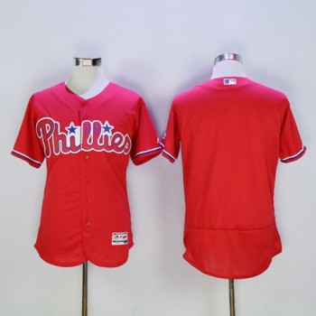 Phillies Blank Red Flexbase Authentic Collection Stitched MLB Jersey Phillies Blank Red Flexbase Authentic Collection Stitched MLB Jersey