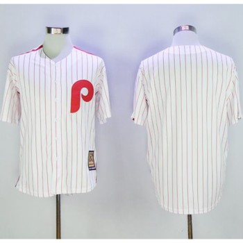 Phillies Blank White(Red Strip) Cooperstown Stitched MLB Jersey Phillies Blank White(Red Strip) Cooperstown Stitched MLB Jersey