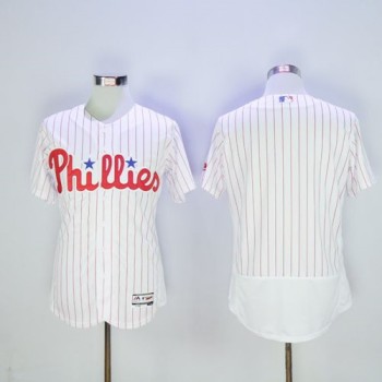 Phillies Blank White(Red Strip) Flexbase Authentic Collection Stitched MLB Jersey Phillies Blank White(Red Strip) Flexbase Authentic Collection Stitched MLB Jersey