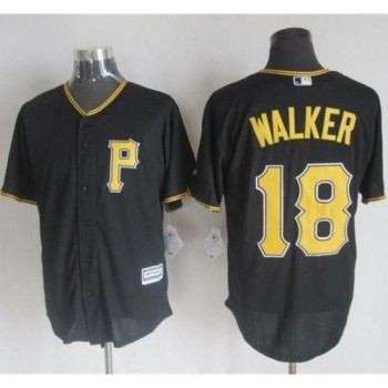 Pirates #18 Neil Walker Black New Cool Base Stitched MLB Jersey Pirates #18 Neil Walker Black New Cool Base Stitched MLB Jersey