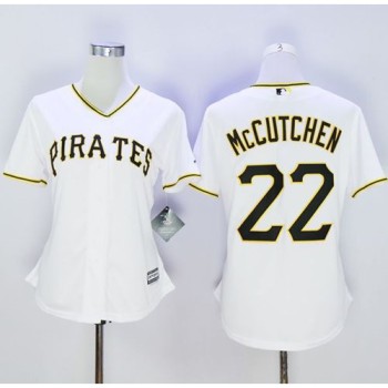 Pirates #22 Andrew McCutchen White Women's Fashion Stitched MLB Jersey Pirates #22 Andrew McCutchen White Women's Fashion Stitched MLB Jersey
