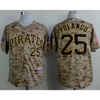 Pirates #25 Gregory Polanco Camo Alternate Cool Base Stitched MLB Jersey Pirates #25 Gregory Polanco Camo Alternate Cool Base Stitched MLB Jersey