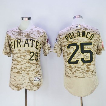 Pirates #25 Gregory Polanco Camo Flexbase Authentic Collection Stitched MLB Jersey Pirates #25 Gregory Polanco Camo Flexbase Authentic Collection Stitched MLB Jersey