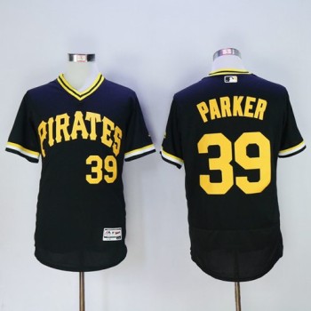 Pirates #39 Dave Parker Black Flexbase Authentic Collection Cooperstown Stitched MLB Jersey Pirates #39 Dave Parker Black Flexbase Authentic Collection Cooperstown Stitched MLB Jersey