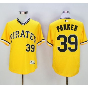 Pirates #39 Dave Parker Gold Flexbase Authentic Collection Cooperstown Stitched MLB Jersey Pirates #39 Dave Parker Gold Flexbase Authentic Collection Cooperstown Stitched MLB Jersey