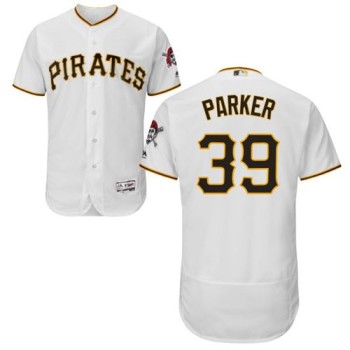 Pirates #39 Dave Parker White Flexbase Authentic Collection Stitched MLB Jersey Pirates #39 Dave Parker White Flexbase Authentic Collection Stitched MLB Jersey