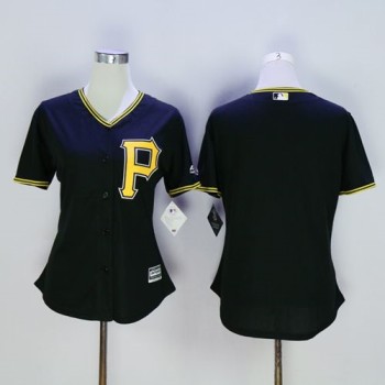 Pirates Blank Black Women's Fashion Stitched MLB Jersey Pirates Blank Black Women's Fashion Stitched MLB Jersey