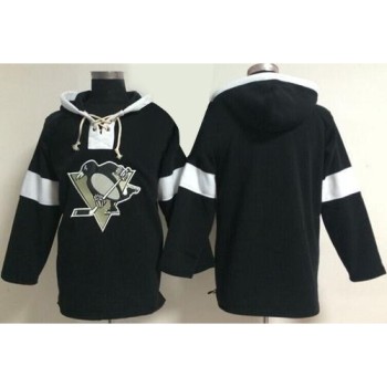 Pittsburgh Penguins Blank Black Pullover NHL Hoodie Pittsburgh Penguins Blank Black Pullover NHL Hoodie