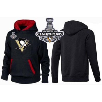 Pittsburgh Penguins Pullover Hoodie 2016 Stanley Cup Champions Black & Red Pittsburgh Penguins Pullover Hoodie 2016 Stanley Cup Champions Black & Red