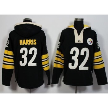Pittsburgh Steelers #32 Franco Harris Black Player Winning Method Pullover NFL Hoodie Pittsburgh Steelers #32 Franco Harris Black Player Winning Method Pullover NFL Hoodie