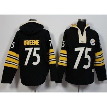 Pittsburgh Steelers #75 Joe Greene Black Player Winning Method Pullover NFL Hoodie Pittsburgh Steelers #75 Joe Greene Black Player Winning Method Pullover NFL Hoodie