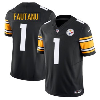 Men's Pittsburgh Steelers Troy Fautanu Black 2024 NFL Draft First Round Pick Player F.U.S.E. Vapor Untouchable Limited Stitched Football Jersey Men's Pittsburgh Steelers Troy Fautanu Black 2024 NFL Draft First Round Pick Player F.U.S.E. Vapor Untouchable Limited Stitched Football Jersey