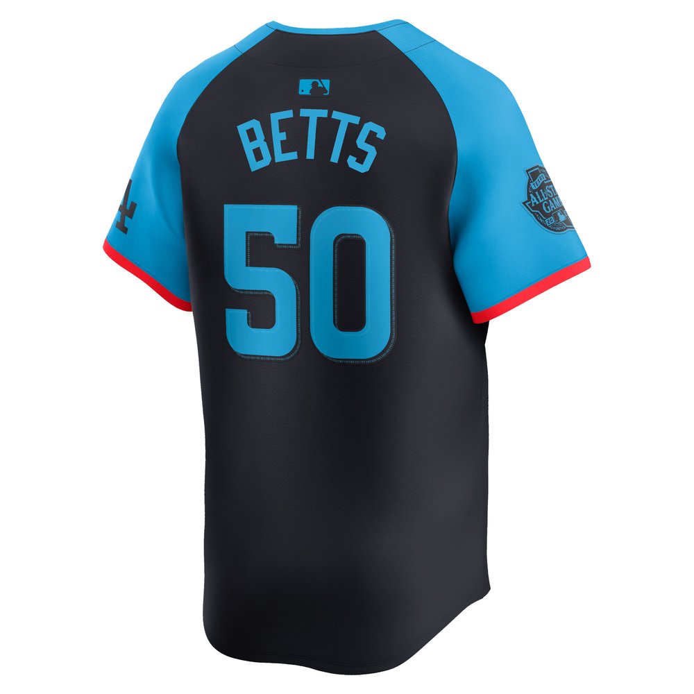 Men's National League #50 Mookie Betts Navy 2024 MLB All-Star Game Limited Player Jersey