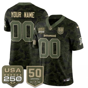 Men's Tampa Bay Buccaneers Camo 2026 Salute to Service Edition Vapor F.U.S.E. Limited Custom Jersey Men's Tampa Bay Buccaneers Camo 2026 Salute to Service Edition Vapor F.U.S.E. Limited Custom Jersey