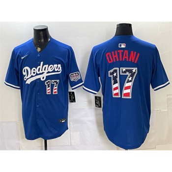 Youth Los Angeles Dodgers #17 Shohei Ohtani Royal 250 Fourth of July Stitched Baseball Jersey Youth Los Angeles Dodgers #17 Shohei Ohtani Royal 250 Fourth of July Stitched Baseball Jersey