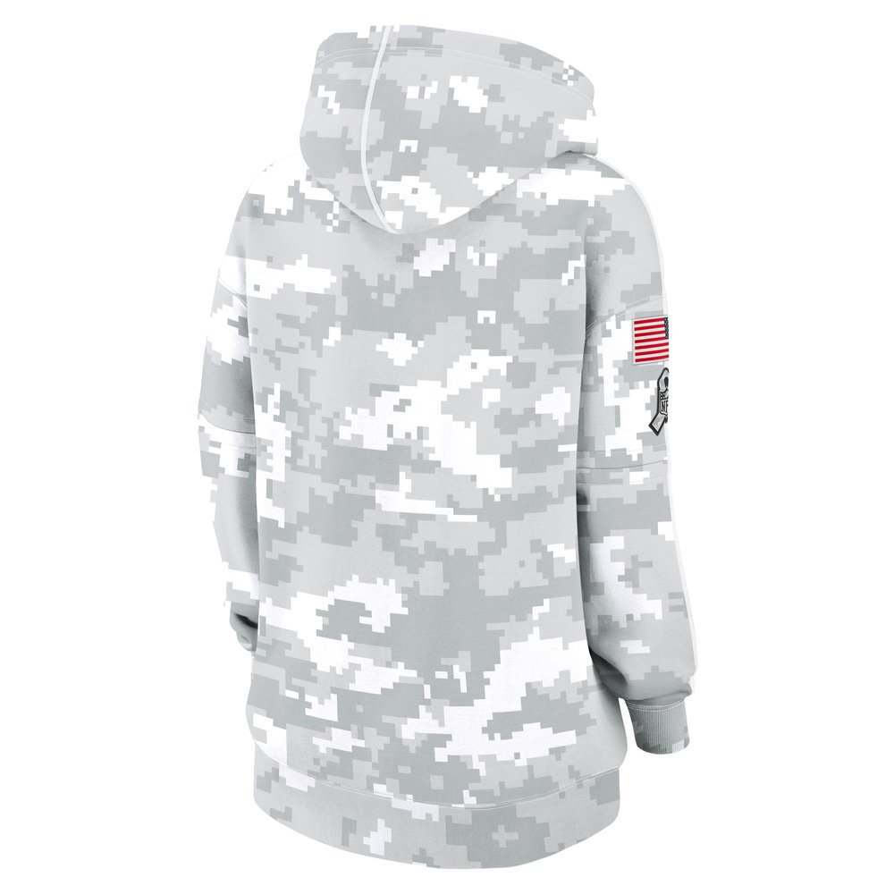Women's Houston Texans Arctic Camo 2024 Salute To Service Club Fleece Pullover Hoodie Women's Houston Texans Arctic Camo 2024 Salute To Service Club Fleece Pullover Hoodie