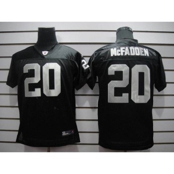 Raiders #20 Darren McFadden Black Stitched Youth NFL Jersey Raiders #20 Darren McFadden Black Stitched Youth NFL Jersey