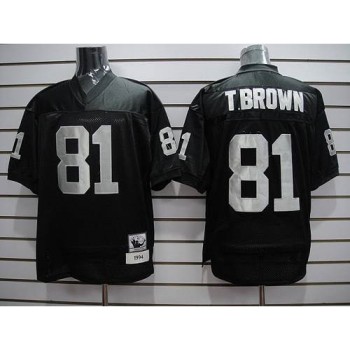 Raiders #81 T.Brown Black Stitched Youth NFL Jersey Raiders #81 T.Brown Black Stitched Youth NFL Jersey