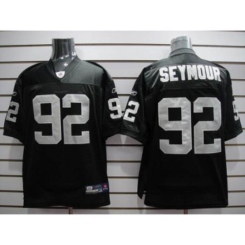 Raiders #92 Richard Seymour Black Stitched Youth NFL Jersey Raiders #92 Richard Seymour Black Stitched Youth NFL Jersey