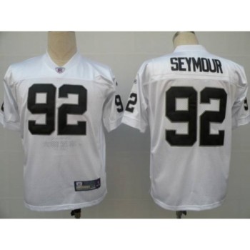 Raiders #92 Richard Seymour White Stitched Youth NFL Jersey Raiders #92 Richard Seymour White Stitched Youth NFL Jersey
