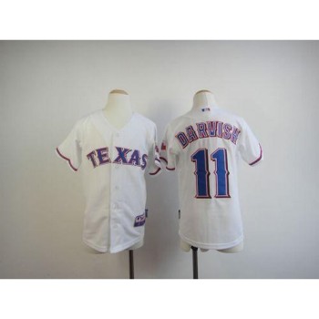 Rangers #11 Yu Darvish White Cool Base Stitched Youth MLB Jersey Rangers #11 Yu Darvish White Cool Base Stitched Youth MLB Jersey