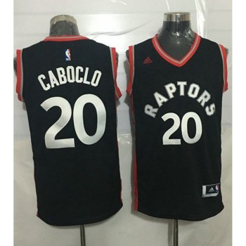 Raptors #20 Bruno Caboclo Black Stitched NBA Jersey