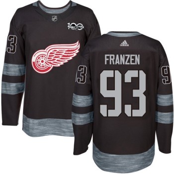 Red Wings #93 Johan Franzen Black 1917-2017 100th Anniversary Stitched NHL Jersey Red Wings #93 Johan Franzen Black 1917-2017 100th Anniversary Stitched NHL Jersey