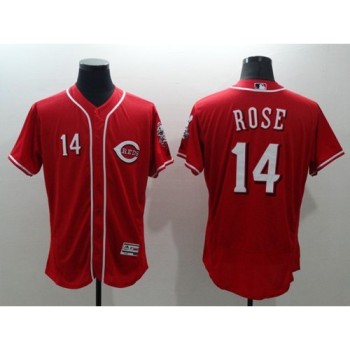 Reds #14 Pete Rose Red Flexbase Authentic Collection Stitched MLB Jersey Reds #14 Pete Rose Red Flexbase Authentic Collection Stitched MLB Jersey