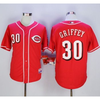 Reds #30 Ken Griffey Red Cool Base Stitched MLB Jersey Reds #30 Ken Griffey Red Cool Base Stitched MLB Jersey