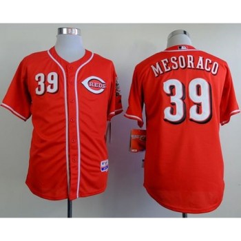 Reds #39 Devin Mesoraco Red Cool Base Stitched MLB Jersey Reds #39 Devin Mesoraco Red Cool Base Stitched MLB Jersey