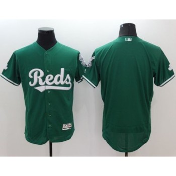 Reds Blank Green Celtic Flexbase Authentic Collection Stitched MLB Jersey Reds Blank Green Celtic Flexbase Authentic Collection Stitched MLB Jersey