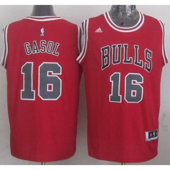 Revolution 30 Bulls #16 Pau Gasol Red Stitched NBA Jersey Revolution 30 Bulls #16 Pau Gasol Red Stitched NBA Jersey